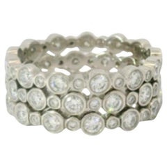 Tiffany 
Co platinum eternity rings