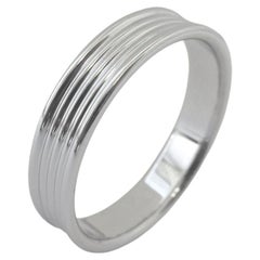TIFFANY & Co. Platinum Five Row Wedding Band Ring 11 Men's