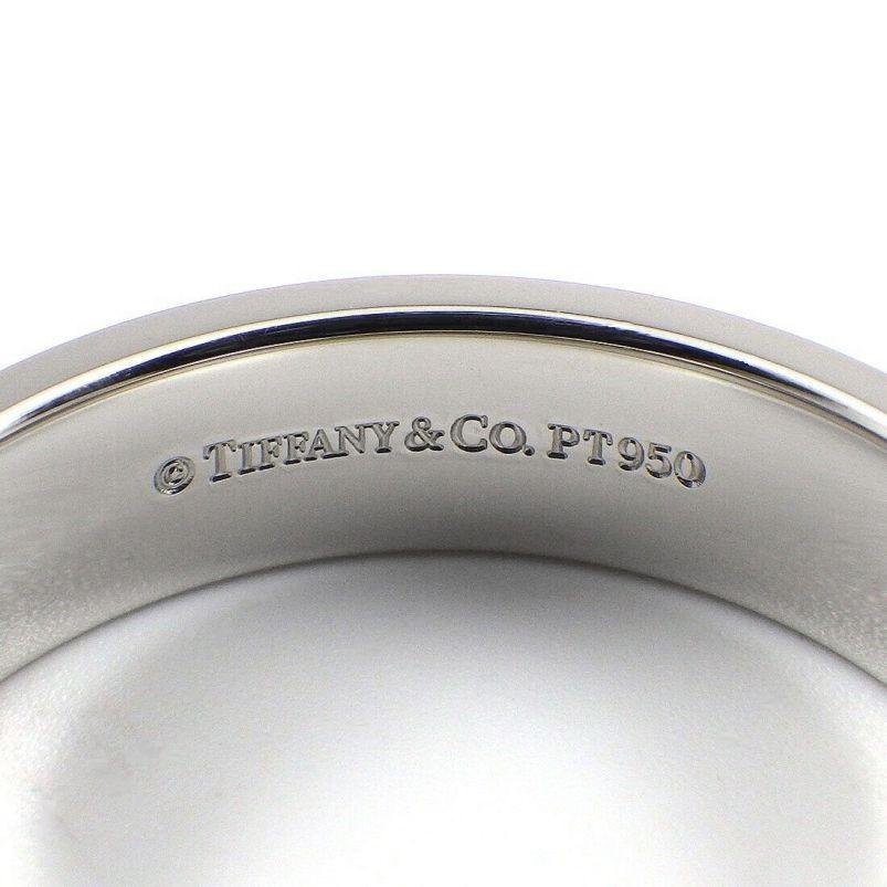 Tiffany & Co. Platinum Five Row Wedding Band Ring In Excellent Condition In Los Angeles, CA