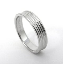 TIFFANY & Co. Platinum Five Row Wedding Band Ring 9.5