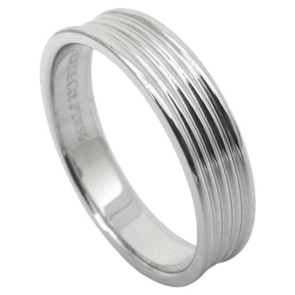 TIFFANY & Co. Platinum Five Row Wedding Band Ring 9.5