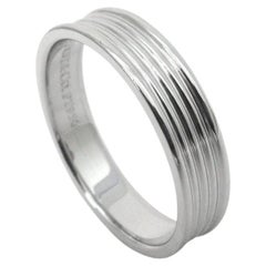 TIFFANY & Co. Platinum Five Row Wedding Band Ring 9.5