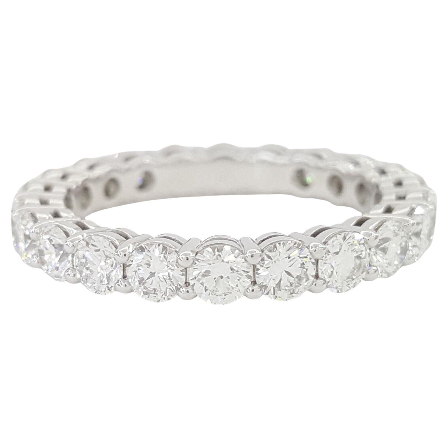 Women's or Men's Tiffany & Co. Platinum Forever Eternity Band Ring For Sale