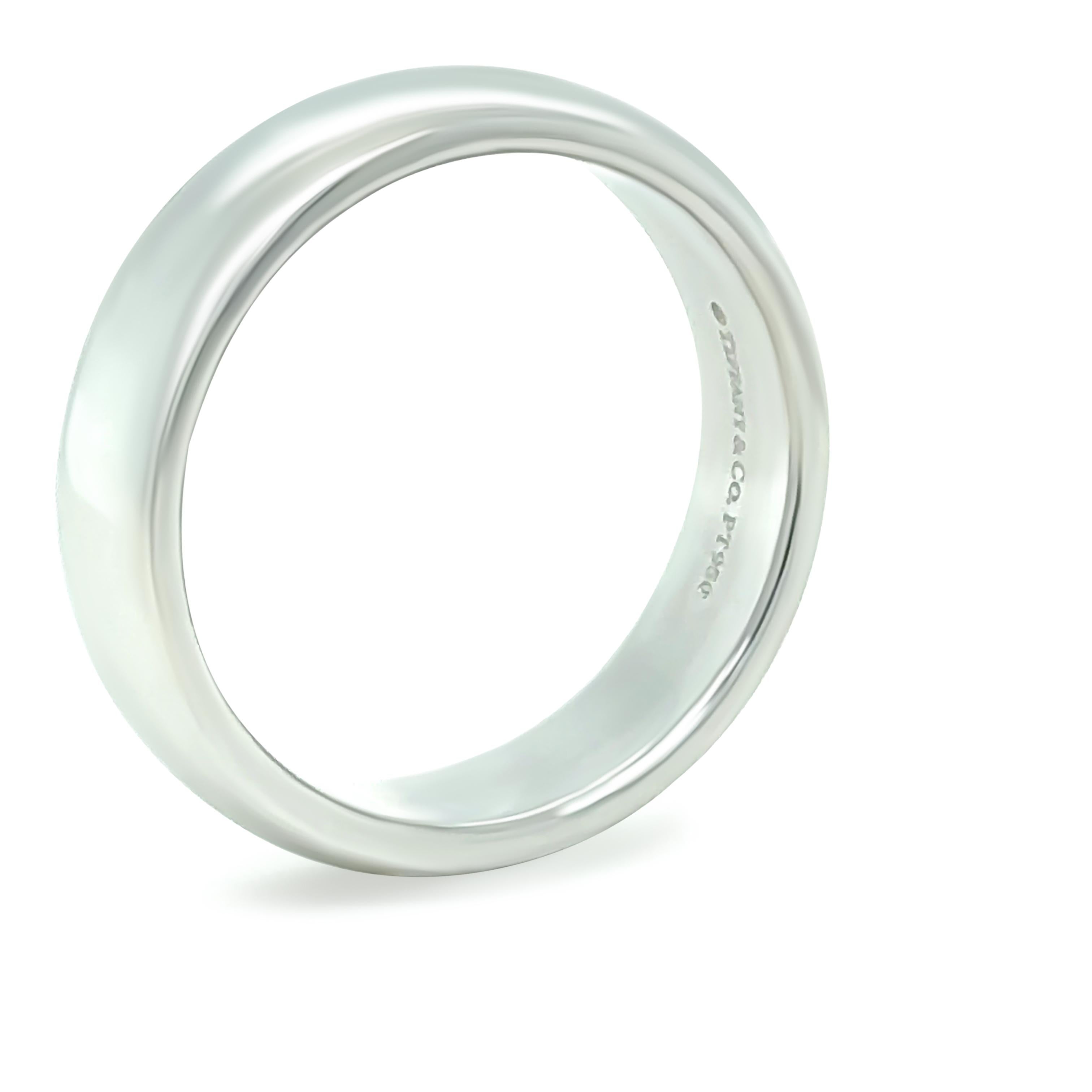Tiffany & Co. Platinum Forever Wedding Band 14.82g For Sale 2