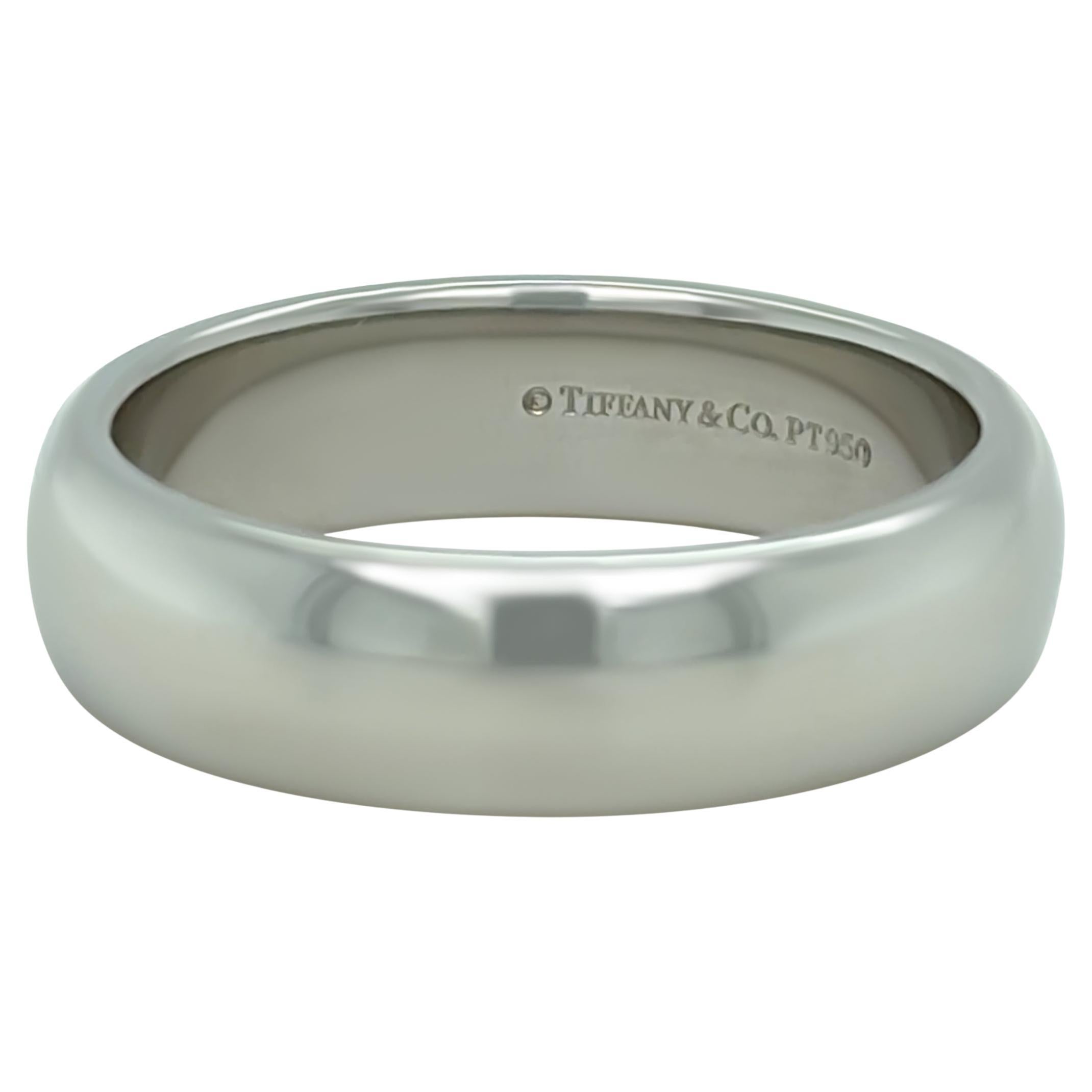 Tiffany & Co. Platinum Forever Wedding Band 14.82g