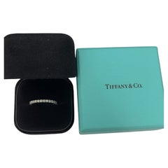 Tiffany & Co Platinum Full Eternity Diamond Ring, Set With 0.85ct Diamonds