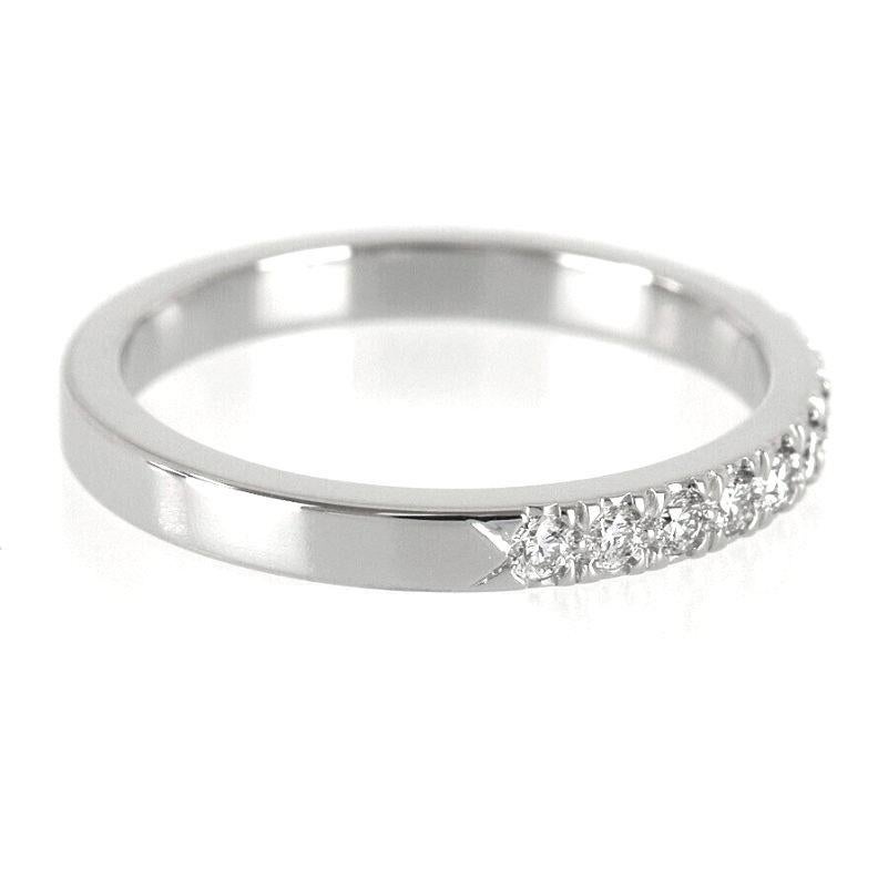 TIFFANY & Co. Platin Halbkreis Diamant Novo Band Ring 5,5 im Zustand „Hervorragend“ im Angebot in Los Angeles, CA