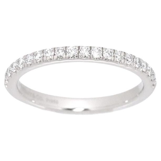 Tiffany & Co. Platinum Half Circle Diamond Soleste Band Ring 4