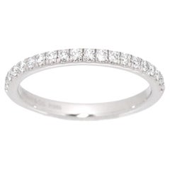 Tiffany & Co. Platinum Half Circle Diamond Soleste Band Ring 4