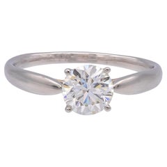 Tiffany & Co. Platin Harmony 1,18 Karat Diamant Verlobungsring H VS1 Dreifach Ex