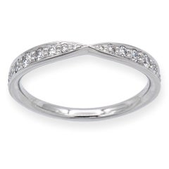 Tiffany & Co. Platinum Harmony Diamond 0.20 Carats Band Ring