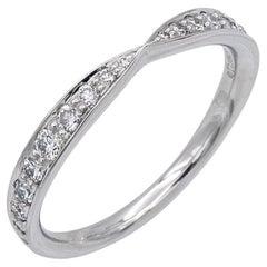 Tiffany & Co. Platinum Harmony Diamond 0.20 Carats Band Ring