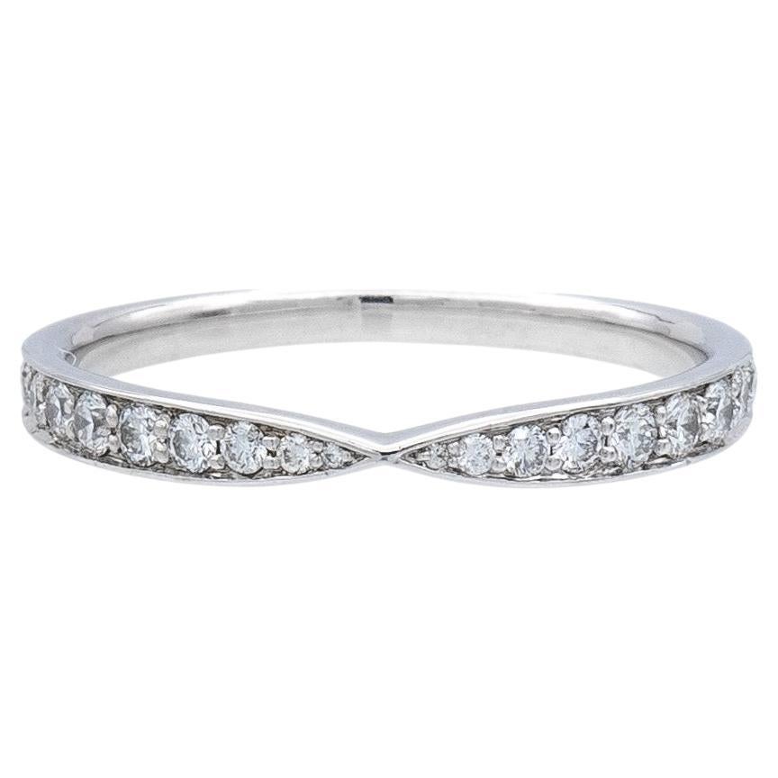 Tiffany & Co. Platinum Harmony Diamond 0.28 Carats Band Ring