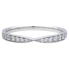 Tiffany & Co. Platinum Harmony Diamond 0.28 Carats Band Ring
