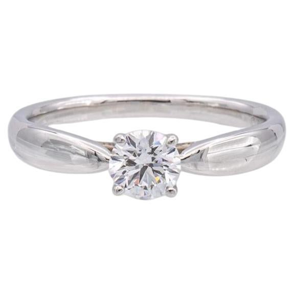 Tiffany & Co. Platinum Harmony Round Diamond .36cts, HVS2 Engagement Ring