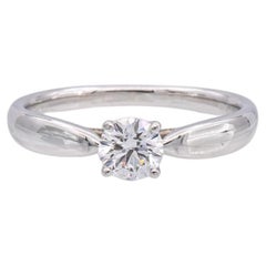 Tiffany & Co. Platinum Harmony Round Diamond .36cts, HVS2 Engagement Ring