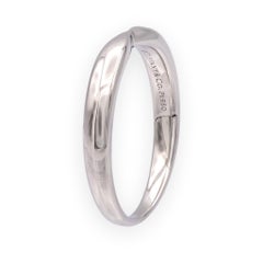 Tiffany & Co. Platin Harmony stapelbar Hochzeit Band verschachtelt Ring Größe 6,5