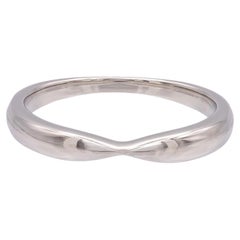 Tiffany & Co. Platin Harmony stapelbar Hochzeit Band verschachtelt Ring Größe 6,5
