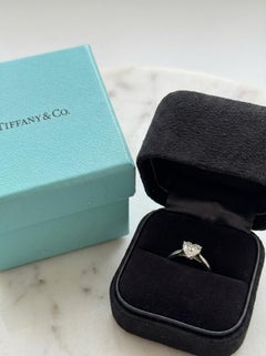 Tiffany & Co. Platinum Heart Diamond Engagement Ring