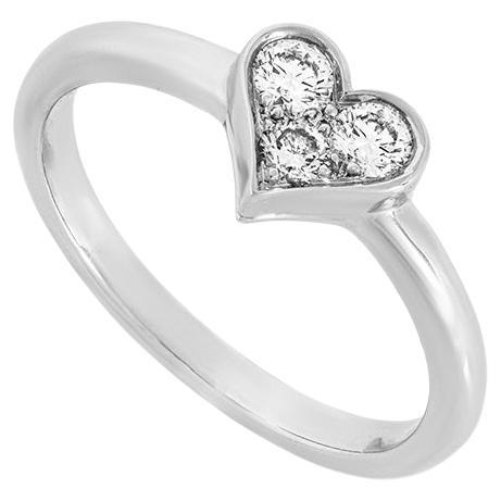 Tiffany & Co. Platinum Hearts Diamond Ring