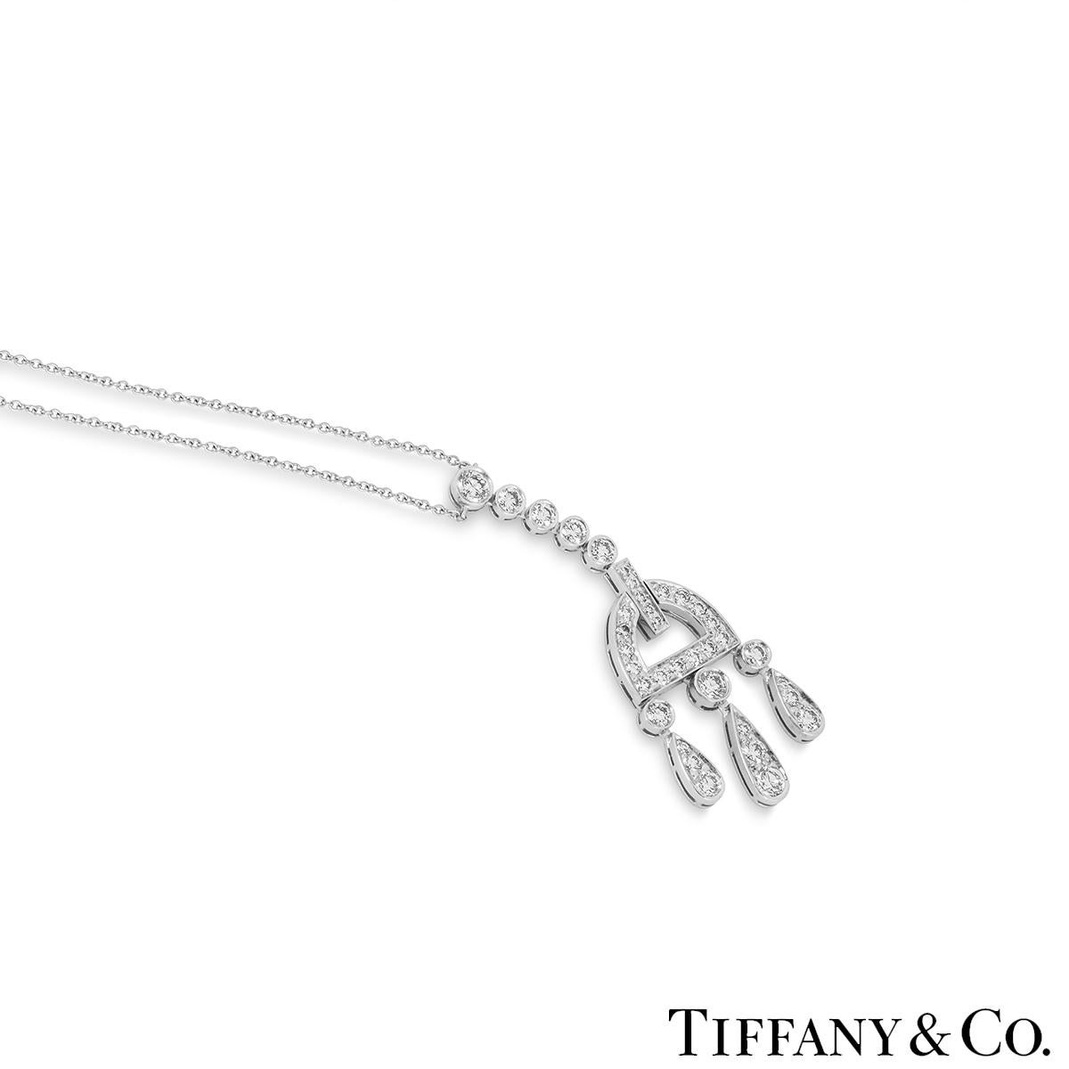 2 carat pendant necklace tiffany