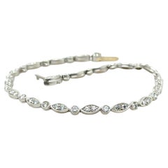 Tiffany & Co. Platinum Jazz Diamond Tennis Bracelet 1.60ct 11.21g