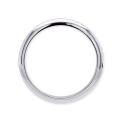 Tiffany & Co. Platinum Knife-Edge Wedding Band Ring