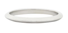 Tiffany & Co. Platinum Knife Edge Wedding Band Ring