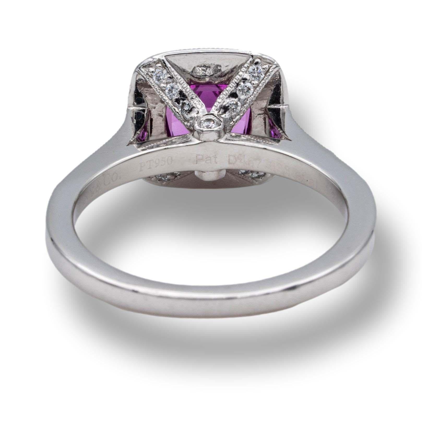 pink sapphire engagement rings tiffany