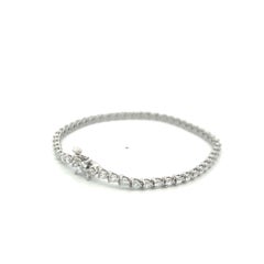Tiffany & Co Platinum Link Bracelet with Round Marquis 3.08 Carat Diamonds