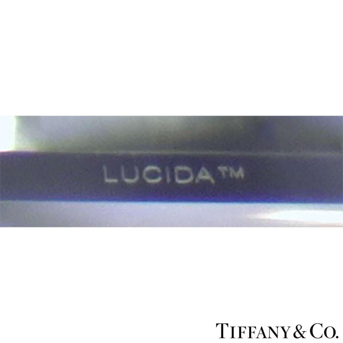 Men's Tiffany & Co. Platinum Lucida Cut Diamond Ring 0.53 Carat H/VVS1