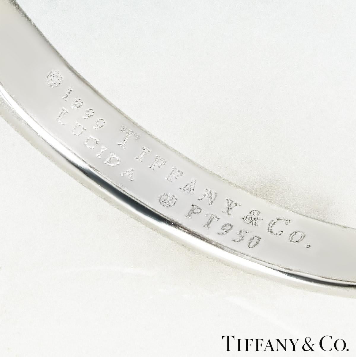 Women's Tiffany & Co. Platinum Lucida Cut Diamond Ring 0.66ct H/VVS1