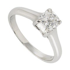 Tiffany & Co. Platinum Lucida Diamond Engagement Ring 1.03ct F/VVS2