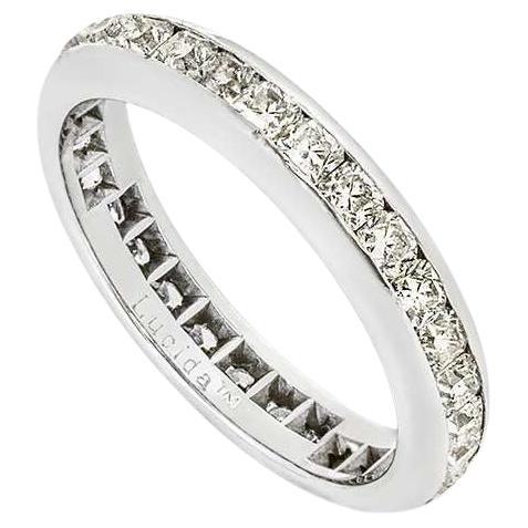Tiffany 
Co. Bague d
éternité en platine avec diamant Lucida 1,42ct 15264314