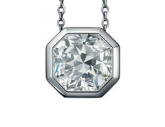 Tiffany & Co. Collier pendentif Lucida en platine avec diamants