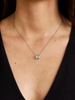 Tiffany & Co. Platinum Lucida Diamond Pendant Necklace