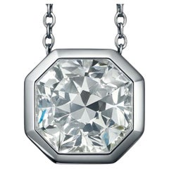 Tiffany & Co. Platinum Lucida Diamond Pendant Necklace