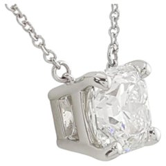 Tiffany & Co. Collier solitaire à diamants LUCIDA en platine