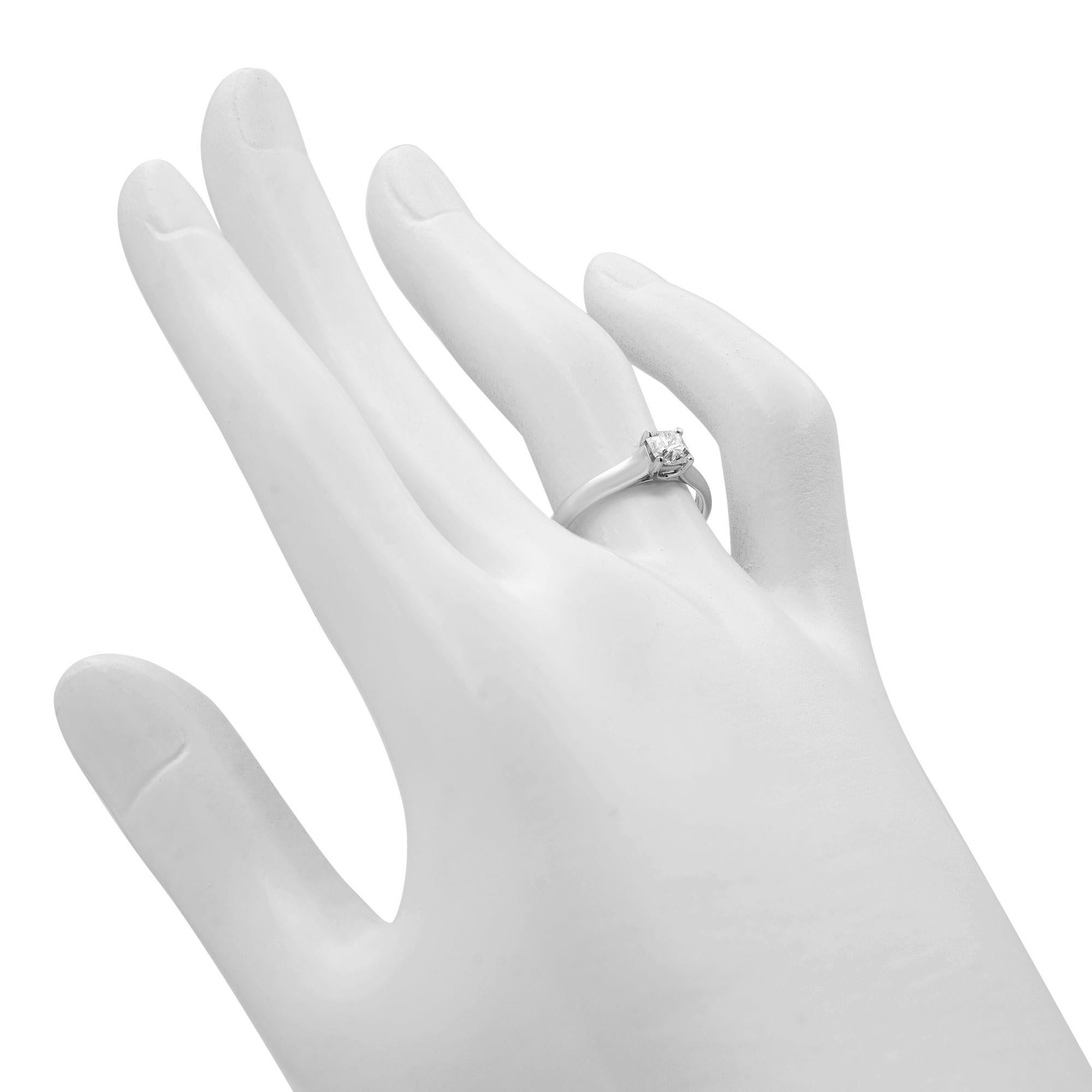Lucida Solitär-Diamant-Verlobungsring aus Platin von Tiffany & Co., 1,41 Gesamtkaratgewicht Damen im Angebot
