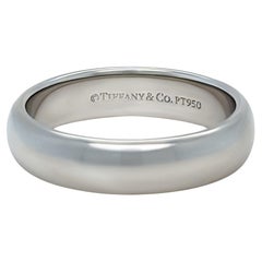 Tiffany & Co Platinum Lucida Wedding Band 7.58g