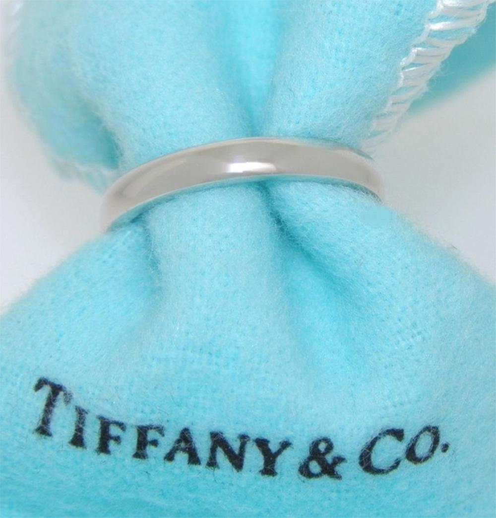 Tiffany & Co Platinum Lucida Wedding Band Ring 3mm Wide ~ On Tiffany & Co Website $1,150.00 Plus Tax ~ Ring Size 6¾ Tiffany & Co Platinum Lucida Wedding Band Ring ~ 3mm Wide ~ See Photographs ~ Design:- Refined and elegant, Tiffany & Co Lucida