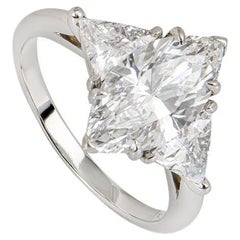 Tiffany & Co. Anello in platino con diamante taglio marquise 2,38ct D/IF
