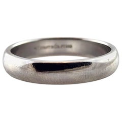 Tiffany & Co Platinum Men's Wedding Band Ring Size 11 #19710