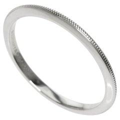 TIFFANY & Co. Platin Milgrain Edge Ehering 8,5