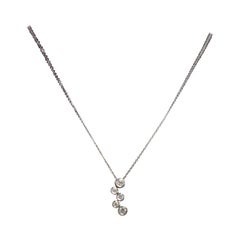 Tiffany & Co. Platinum Necklace with Diamond Pendant