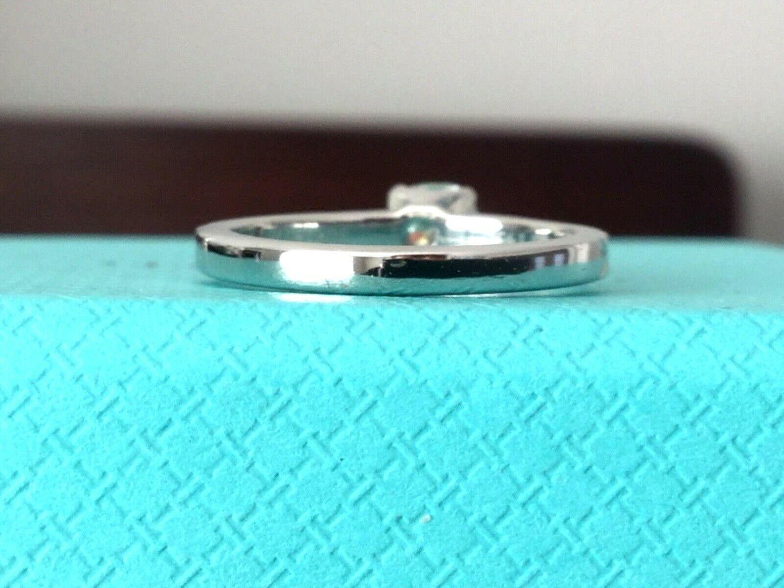 Tiffany & Co. Platinum NOVO .40 Carat I VVS2 Diamond Engagement Ring 1