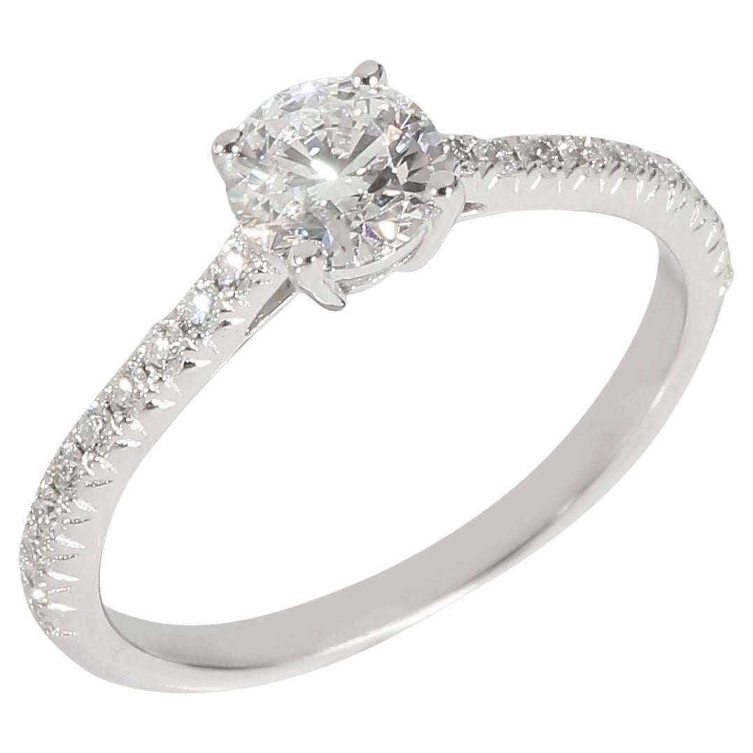 TIFFANY & Co. Platin Novo Verlobungsring 5,5,58 Karat Diamant im Rundschliff