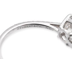 Tiffany & Co. Platinum Novo Round Diamond Engagement Ring 2.55 cts. TW GVS2