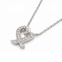 Tiffany & Co. Platinum Paloma Picasso Diamond Loving Hearts