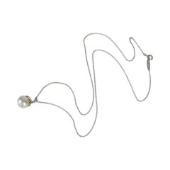 Tiffany & Co. Platinum Pearl and Diamond Fireworks Pendant